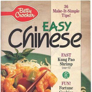 Betty Crocker Easy Chinese Creative Recipes Cookbook Pamphlet Favorites 1992